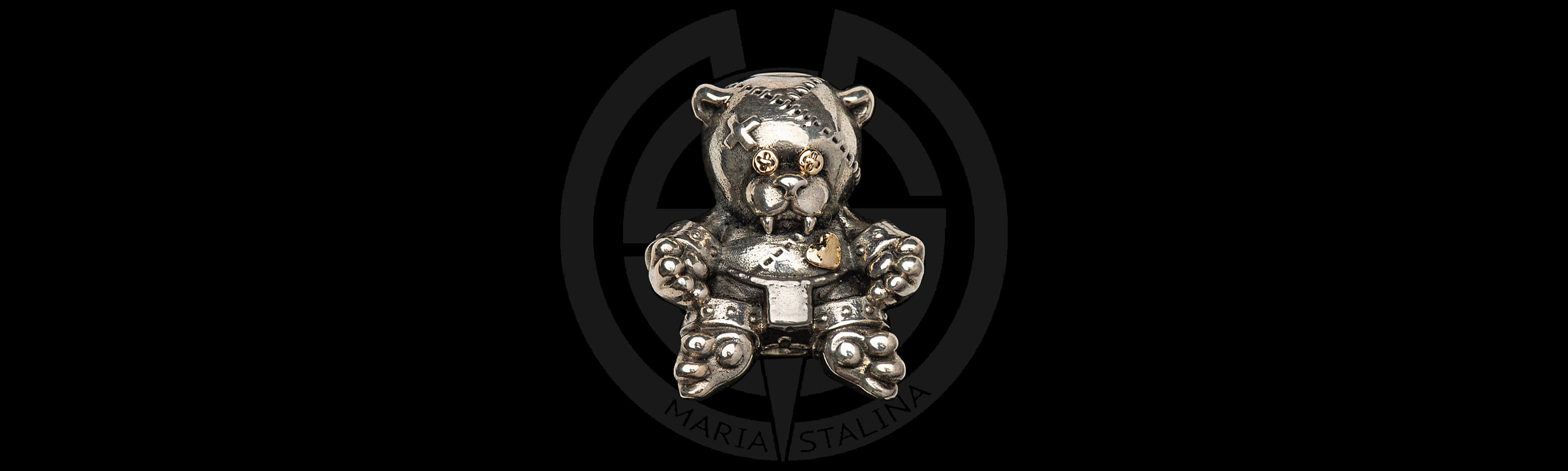 Bad Teddy подвеска (темлячная бусина) Streltsov P&A