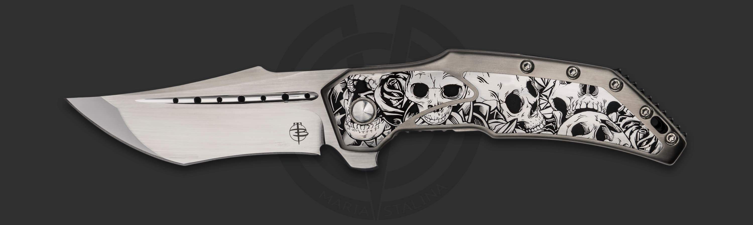 Begg Knives нож Astio Skulls & Roses