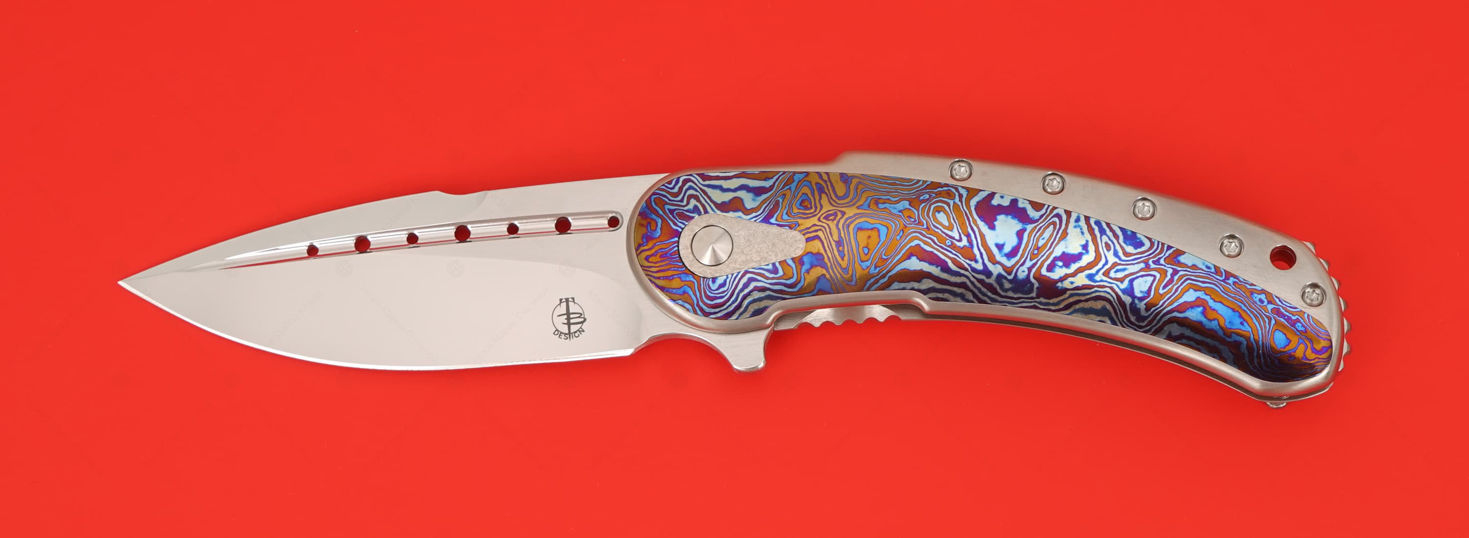 Begg Knives нож Bodega Timascus Inlays