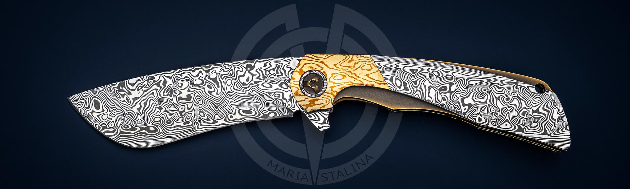 Black Snow Customs нож Sabotage Mokume