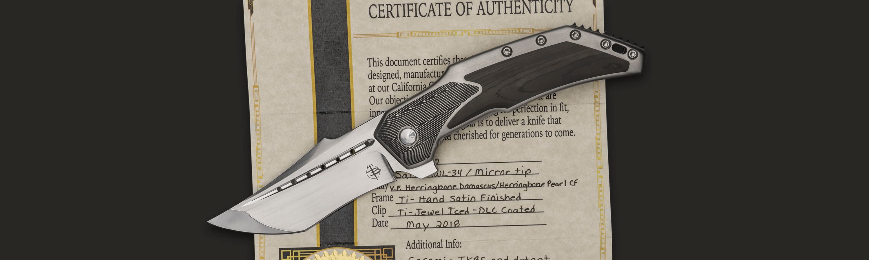 Begg Knives нож Astio Herringbone_6