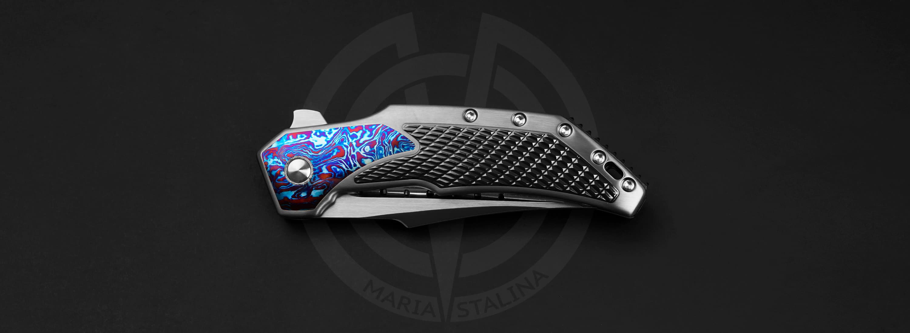 Begg Knives нож Astio Timascus больстер_4