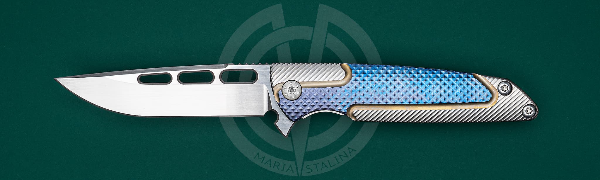Brian Nadeau нож Typhoon Blue
