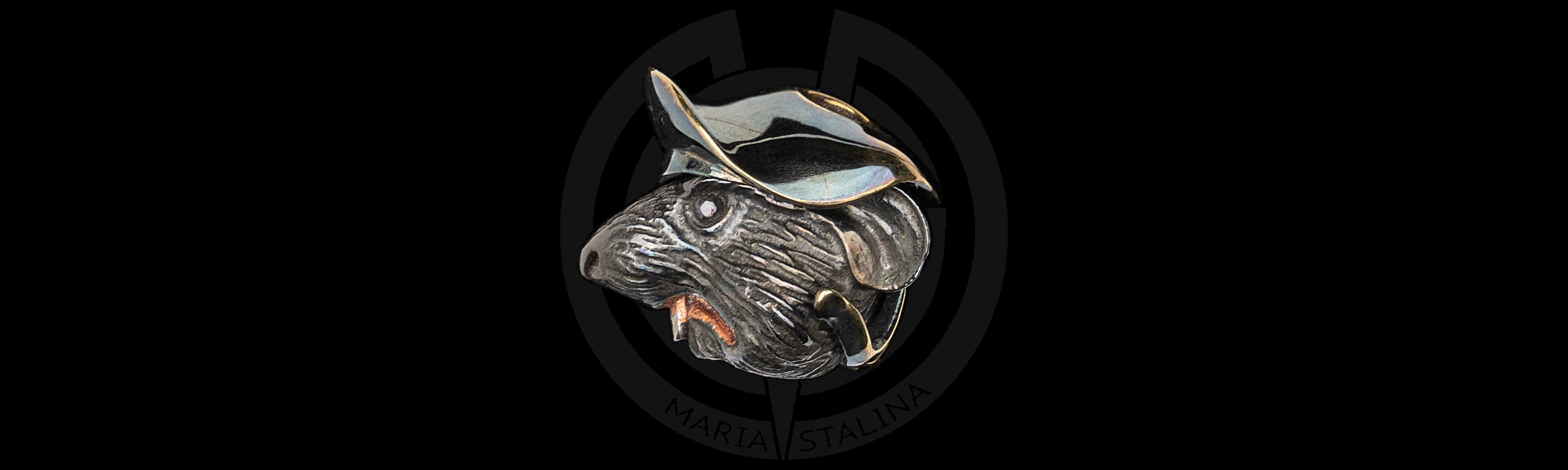 Lanyard bead Rat Beskozyrka Mad Russian Heads_1