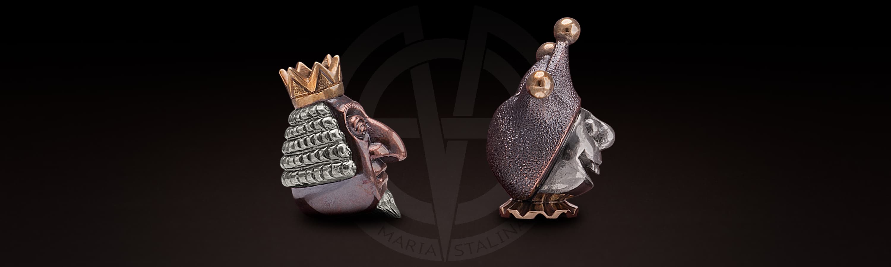 Темлячные бусины Король и Шут_3