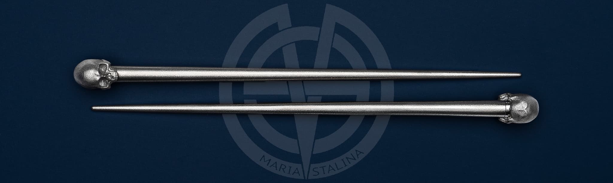 Черепа титановые палочки для еды Streltsov P&A_1