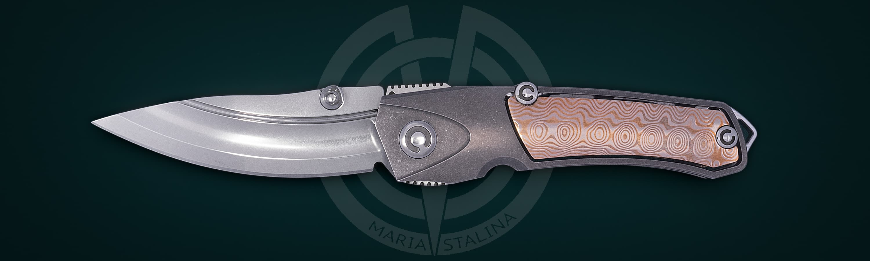 The knife Rhino TI 1/2 SiL Manufactory
