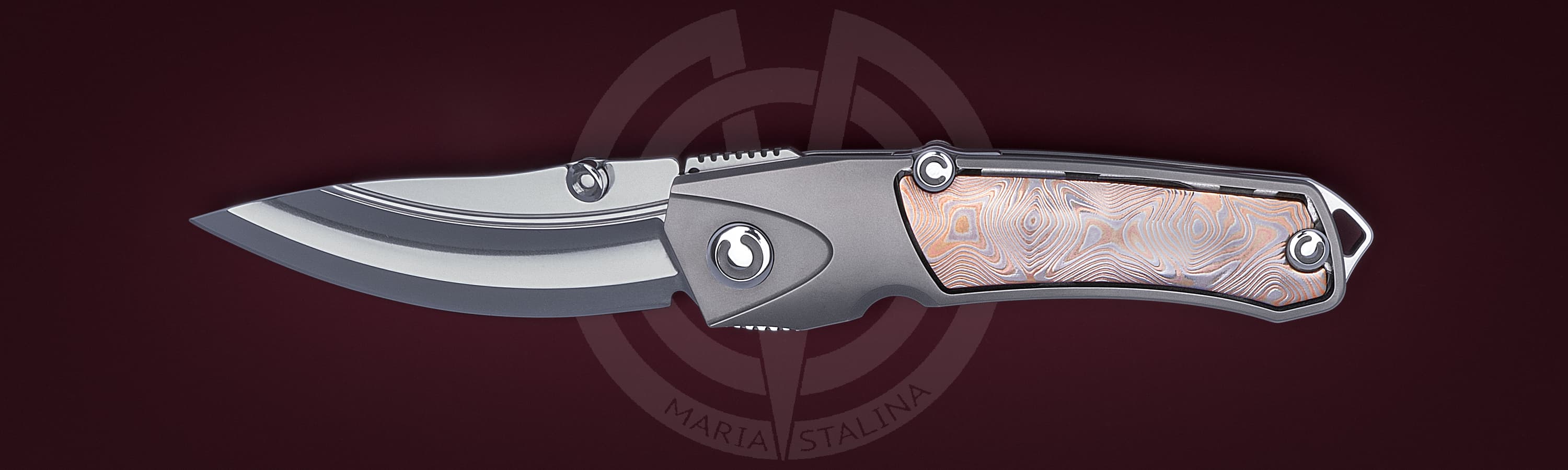 The knife Rhino TI 2/2 SiL Manufactory