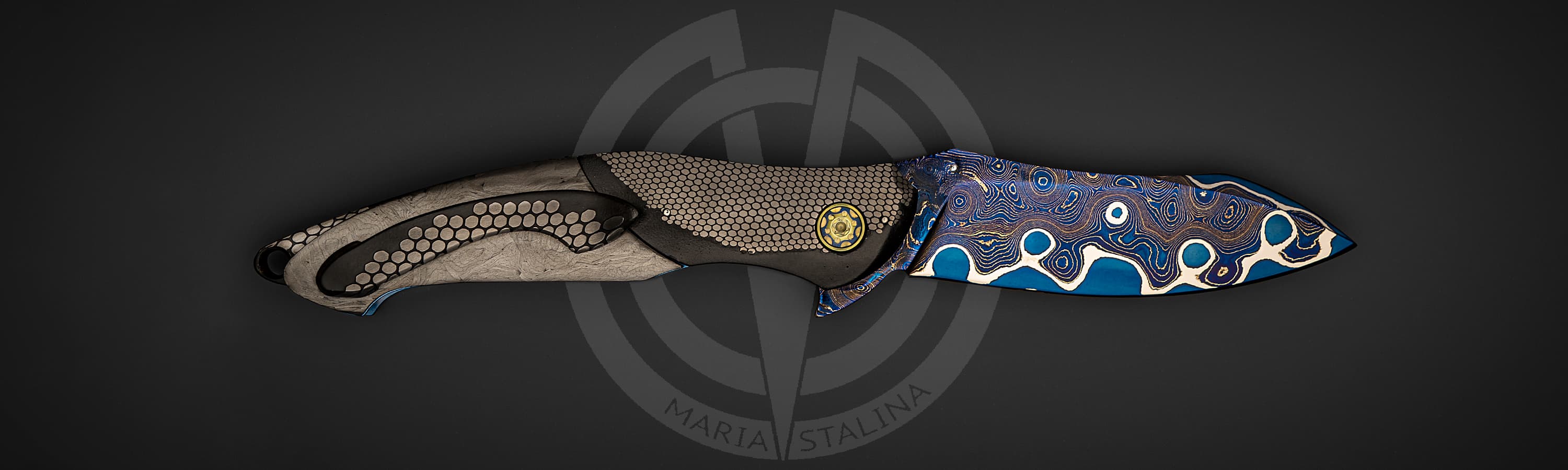 Peter Martin нож Nebula custom flipper_1