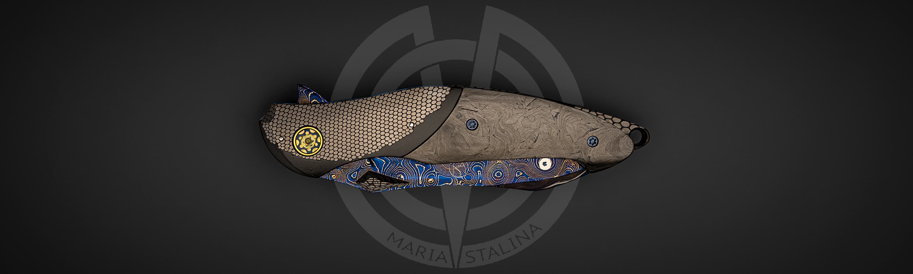 Peter Martin нож Nebula custom flipper_4