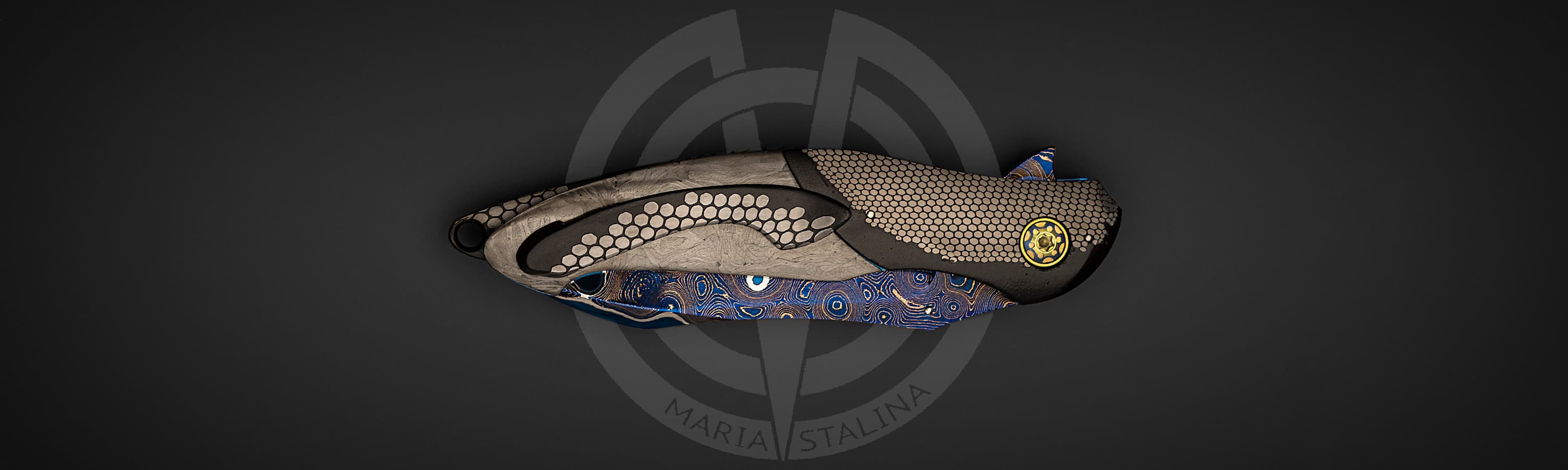 Peter Martin нож Nebula custom flipper_5