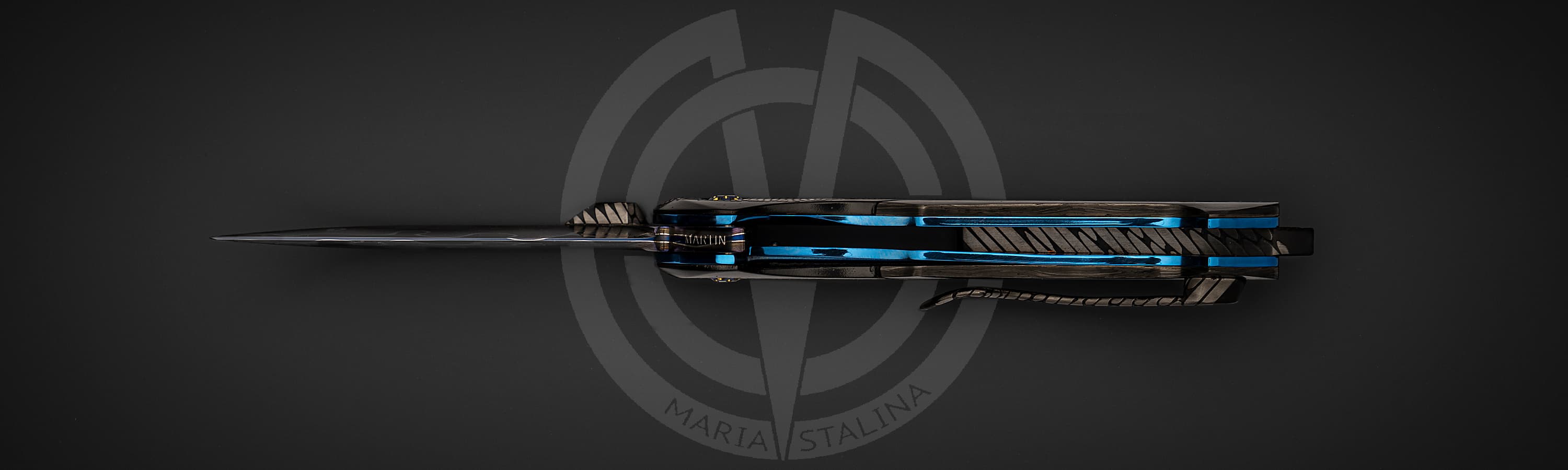 Peter Martin нож Nebula custom flipper_2