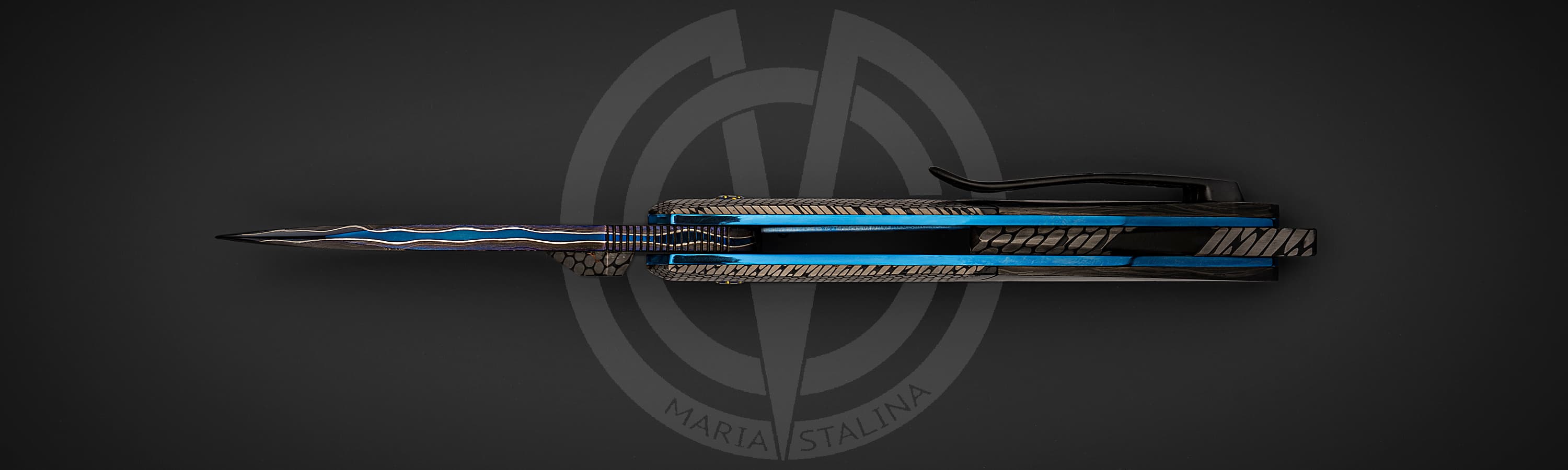 Peter Martin нож Nebula custom flipper_3