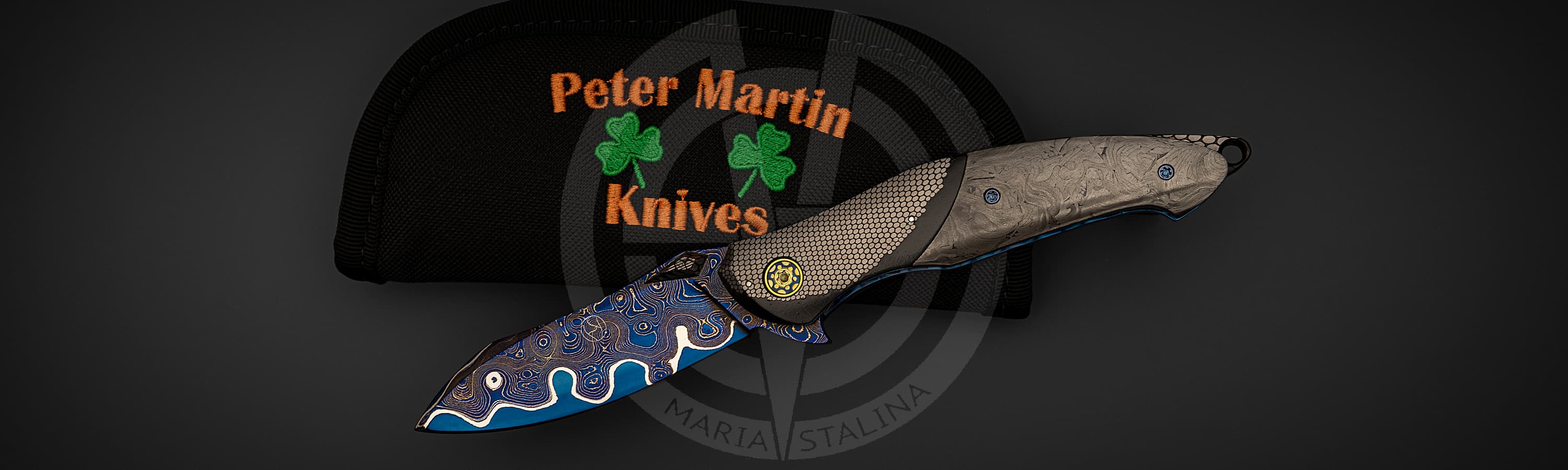 Peter Martin нож Nebula custom flipper_6
