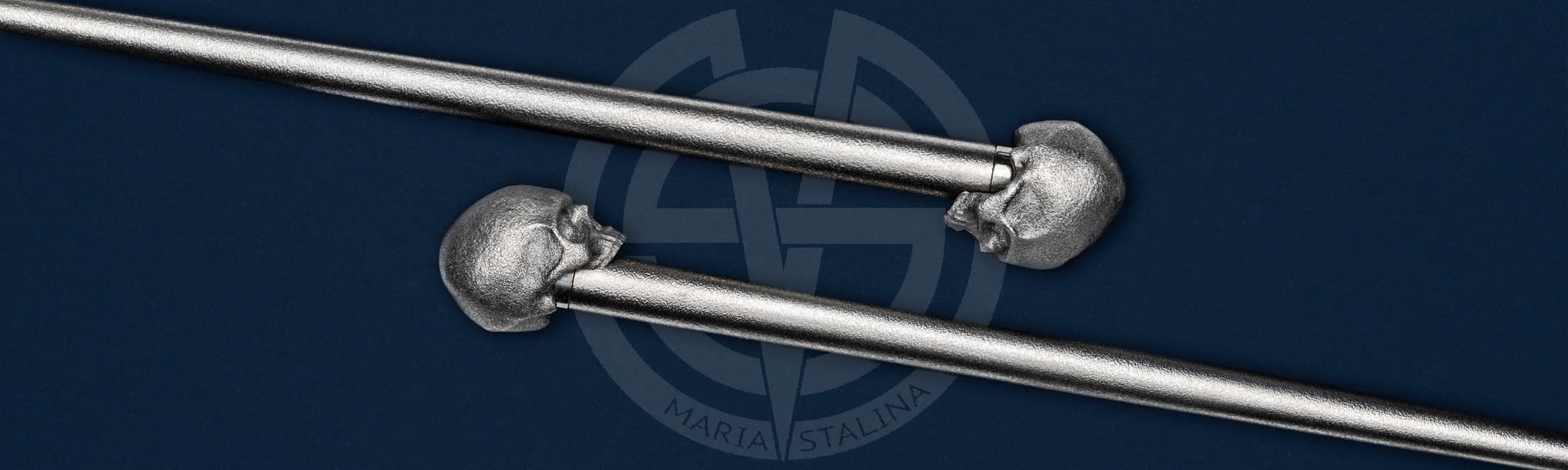 Черепа титановые палочки для еды Streltsov P&A_2