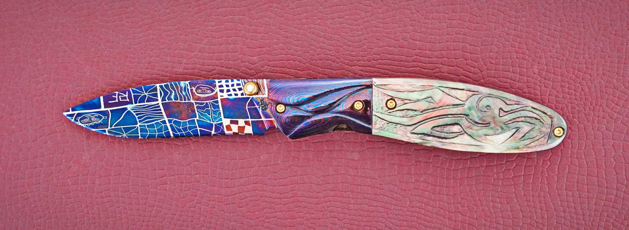 CK нож Mosaic Damascus