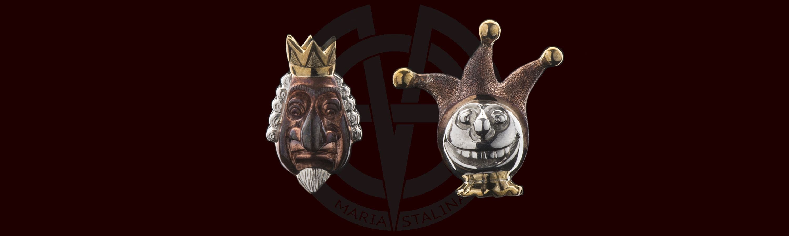 Lanyard beads The Jester and The King_1