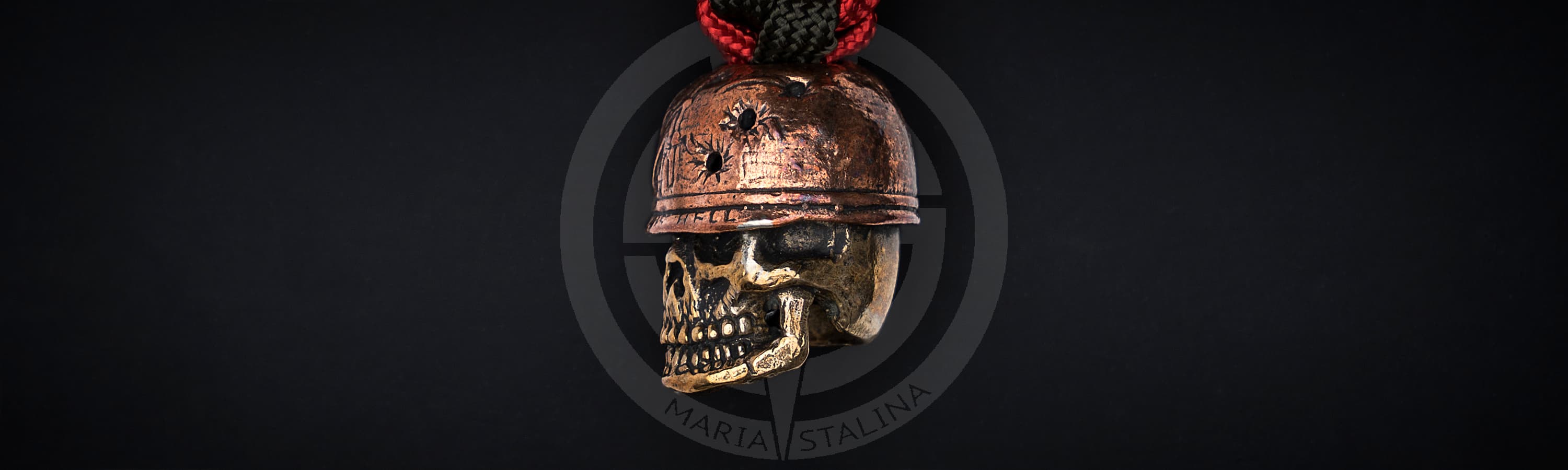 Темлячная бусина Lion Armory War Is Hell_1