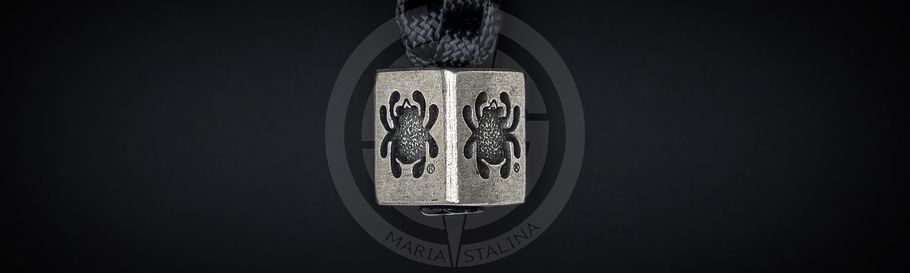 Темлячная бусина Spyderco Pewter Spyder Bead
