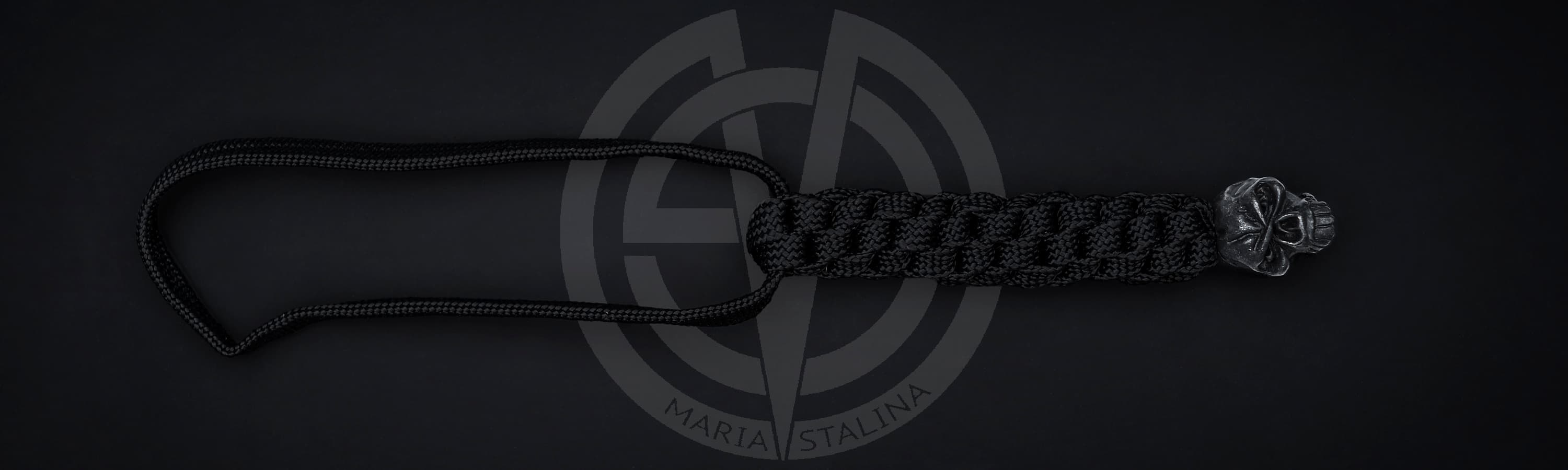 Schmuckatelli Emerson Череп бусина на темляк black_1