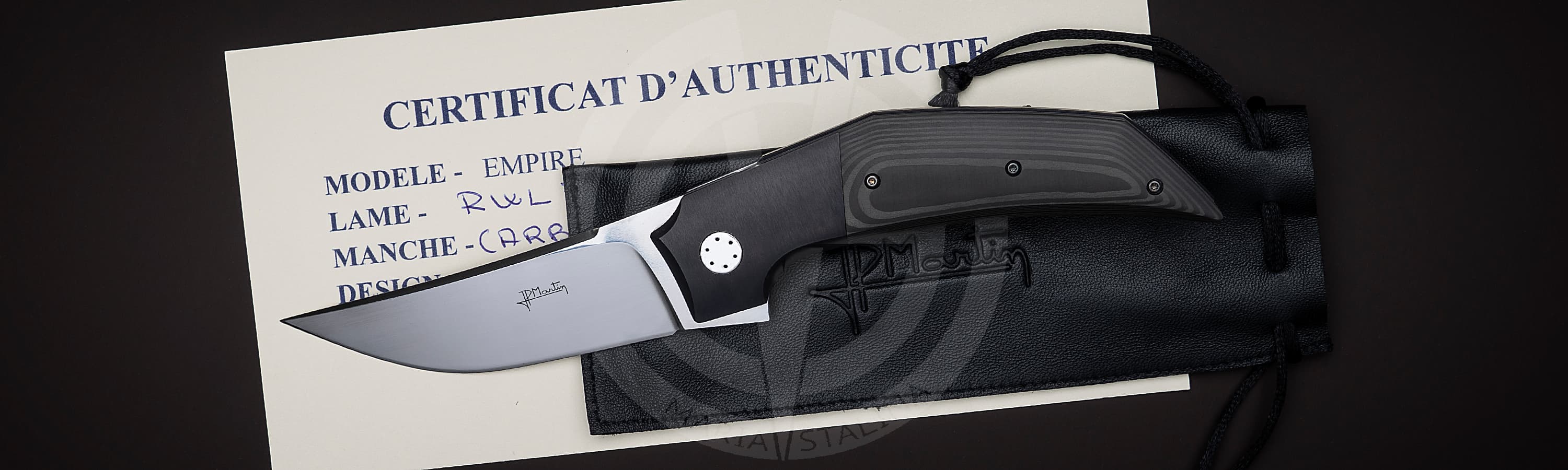 Jean-Pierre Martin & Bharucha нож Empire с цирконием_6