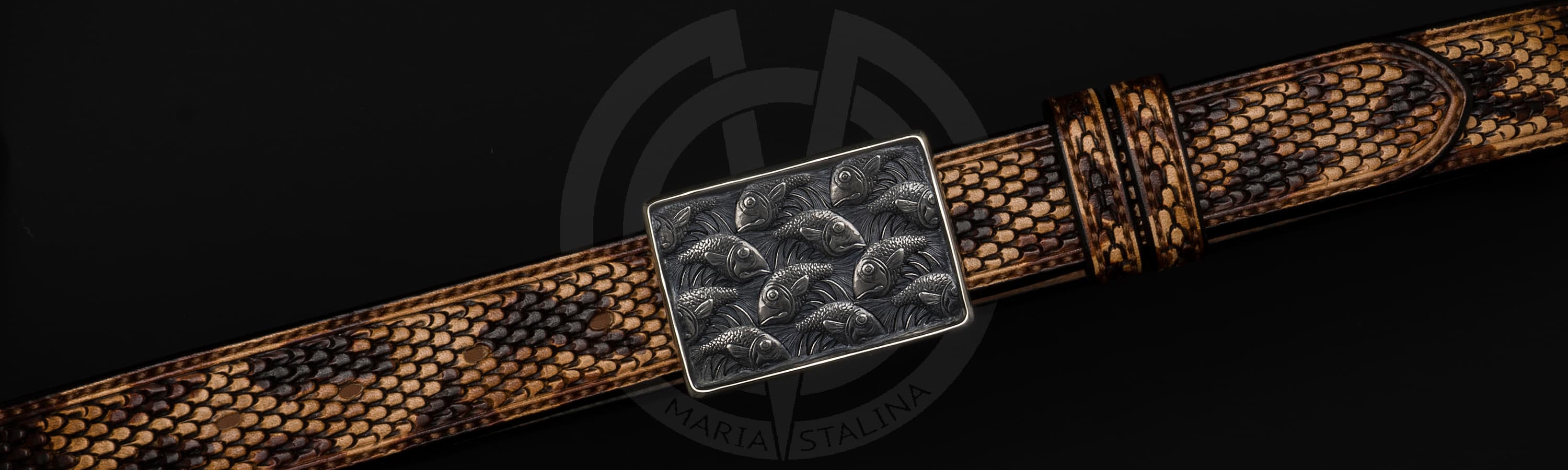 Кожаный ремень Рыбы Андрей Аввакумов_2