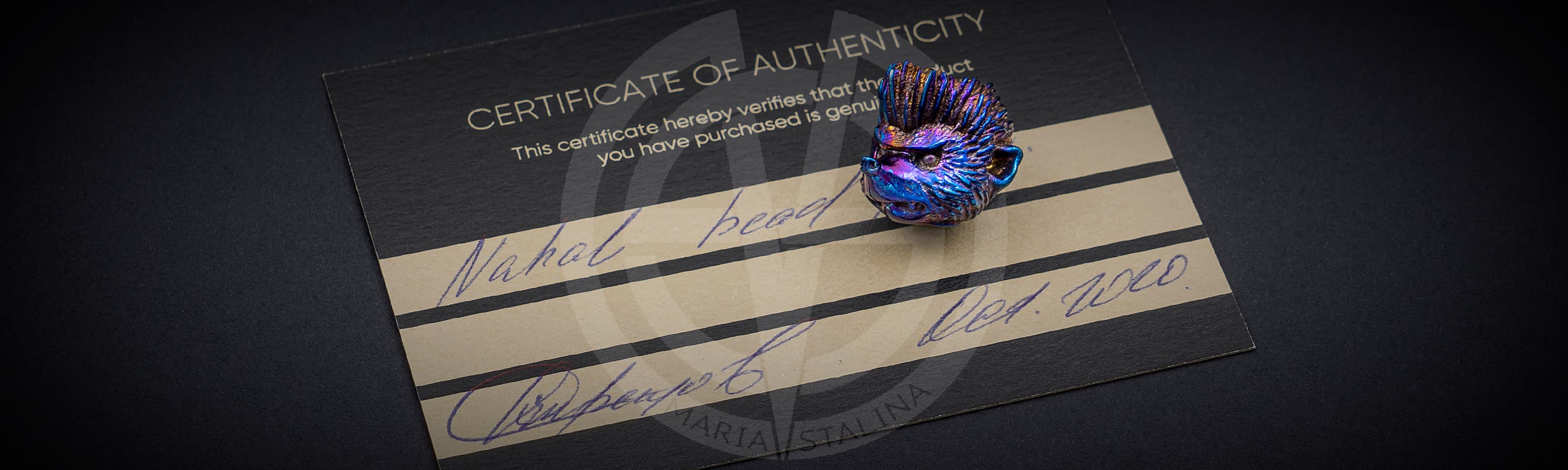 Lanyard bead Nahal Hedgehog Mad Russian Heads_6