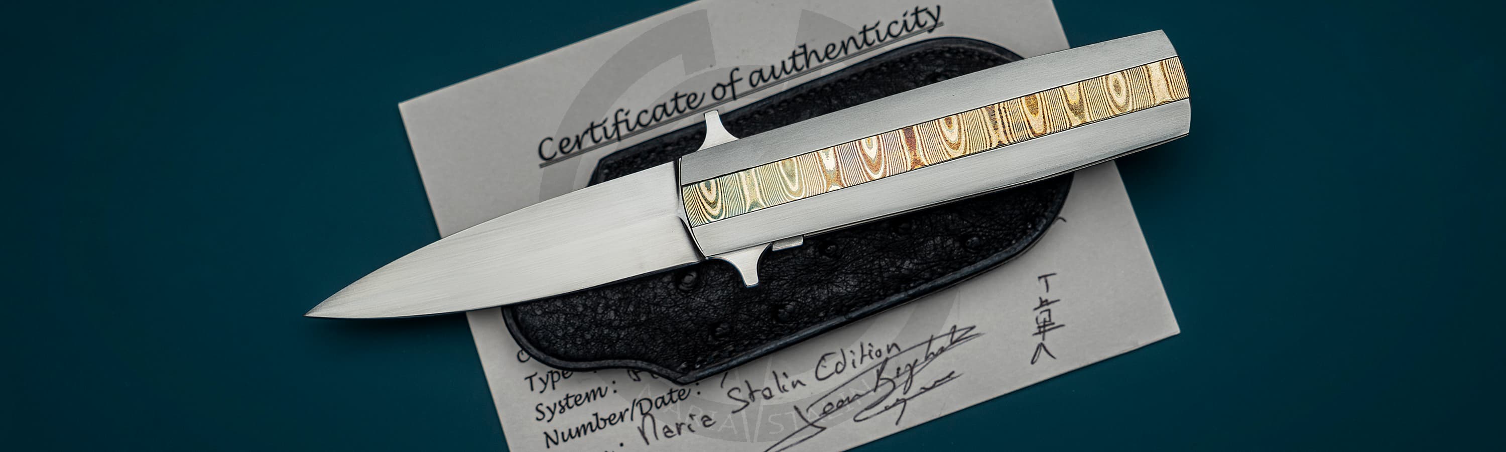 JB Leveque нож Pic Flipper Mokume_6