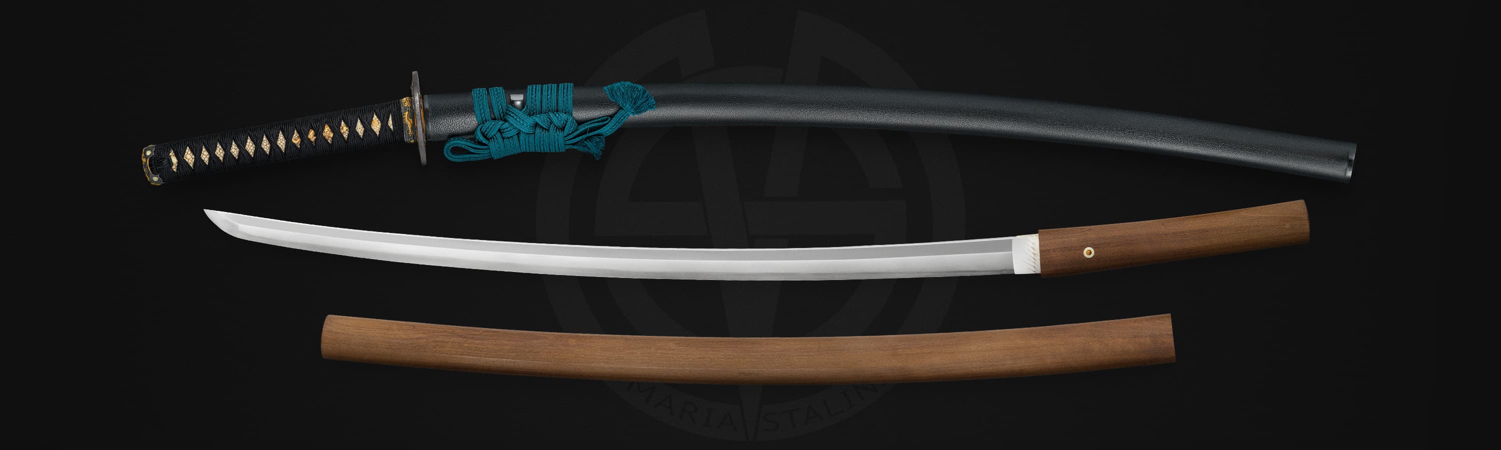 Antique Japanese katana of the Mishina school