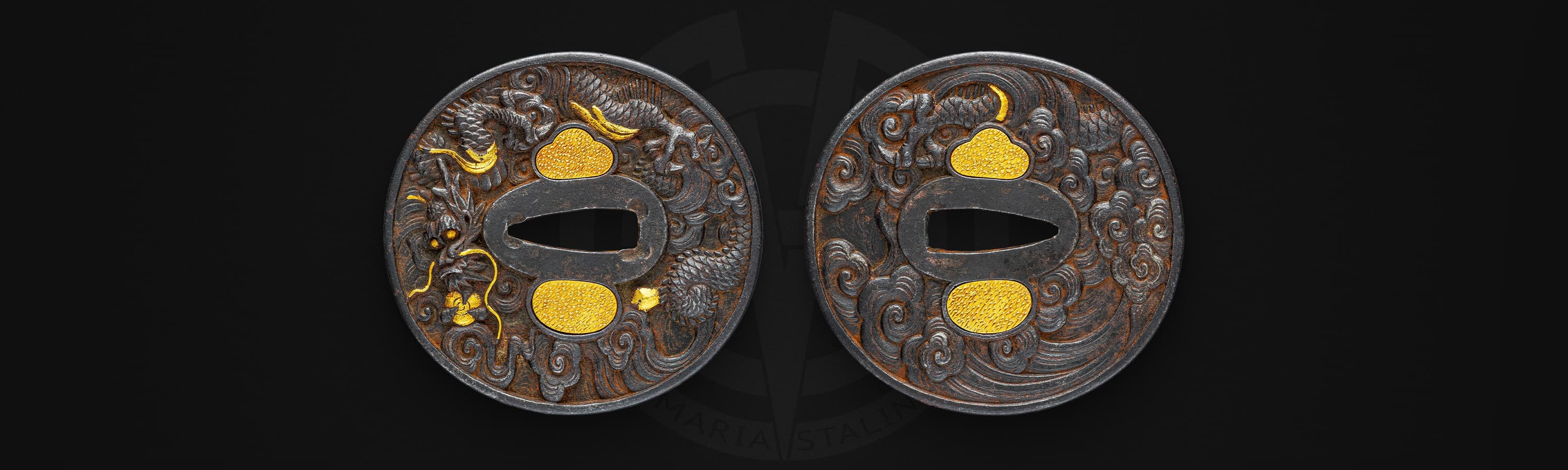 Katana tsuba with NBTHK certification