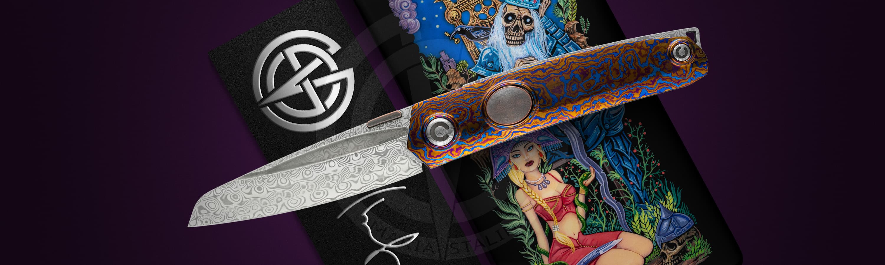 Тахикардия Раджа нож комплект сертификат чехол эксклюзивный арт нож