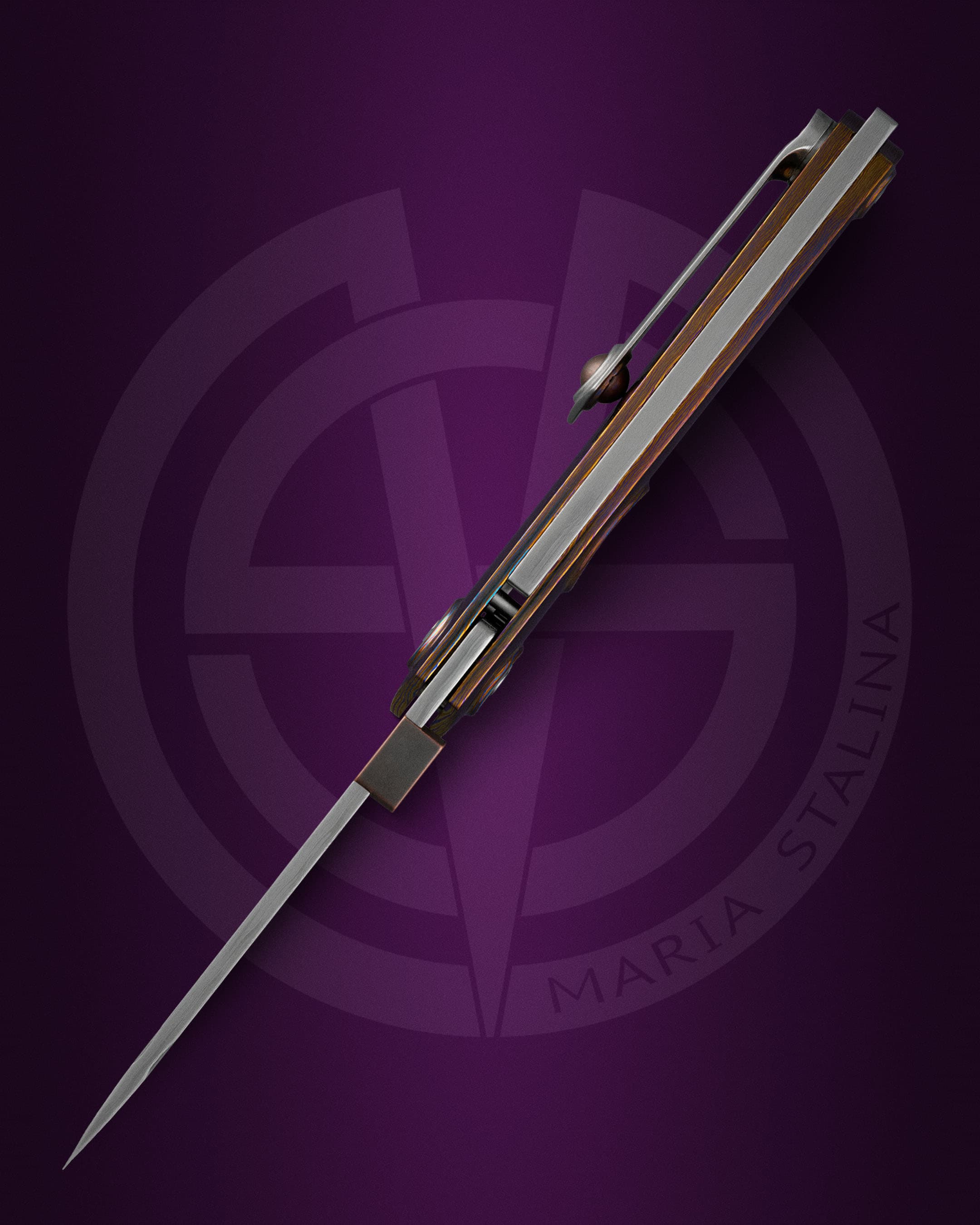 Тахикардия Раджа нож дамаск уникальная геометрия коллекционный арт нож