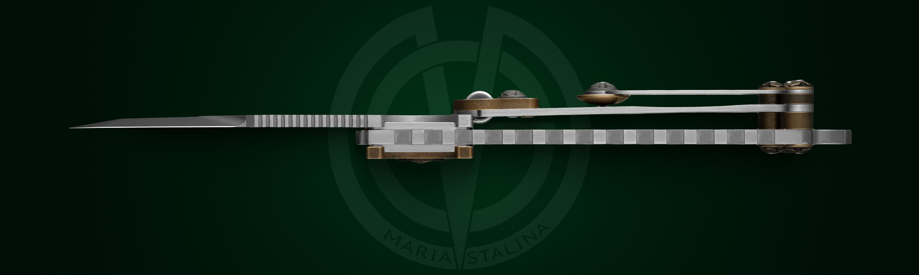 Cyrax Gladio нож геометрия клинка гладиус вид сверху