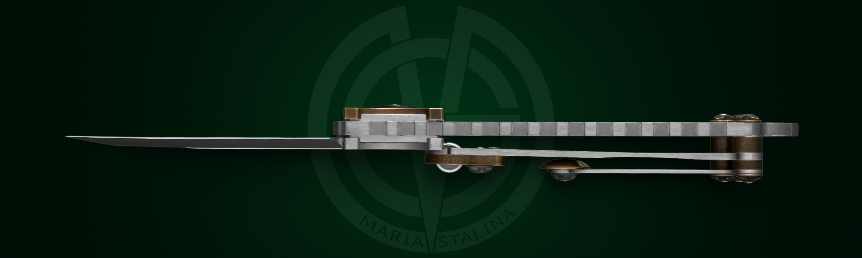 Cyrax Gladio нож детали механики и подпальцевый упор