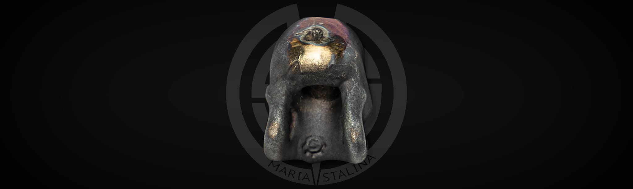 Темлячная бусина Starlingear MF кобальт 4121_1