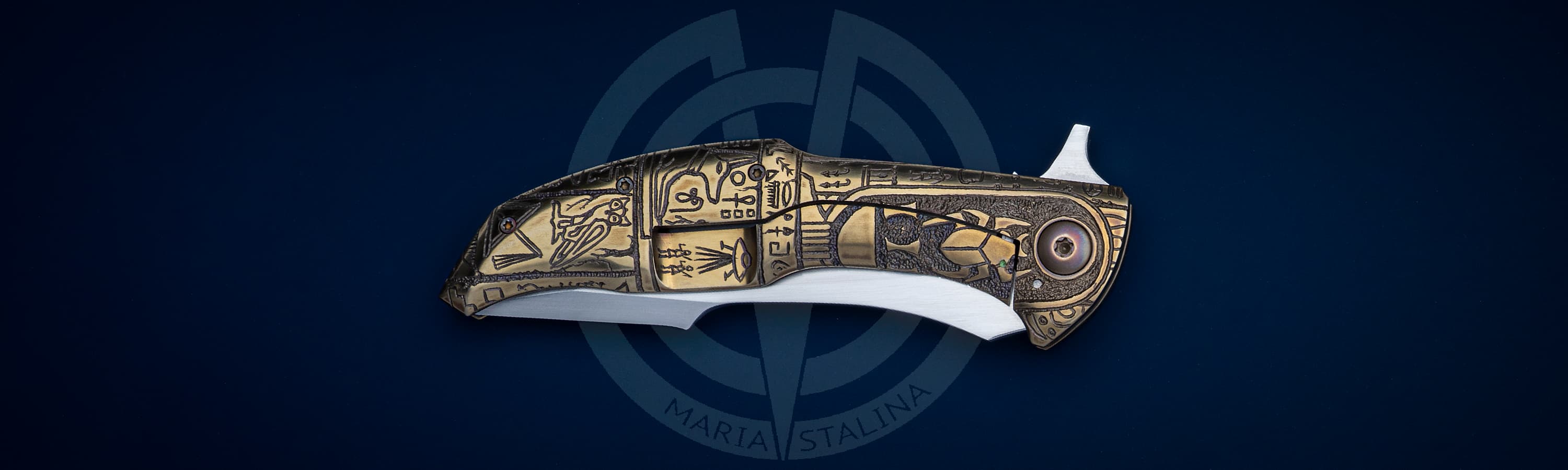 Alan Folts нож Hieroglyph_5