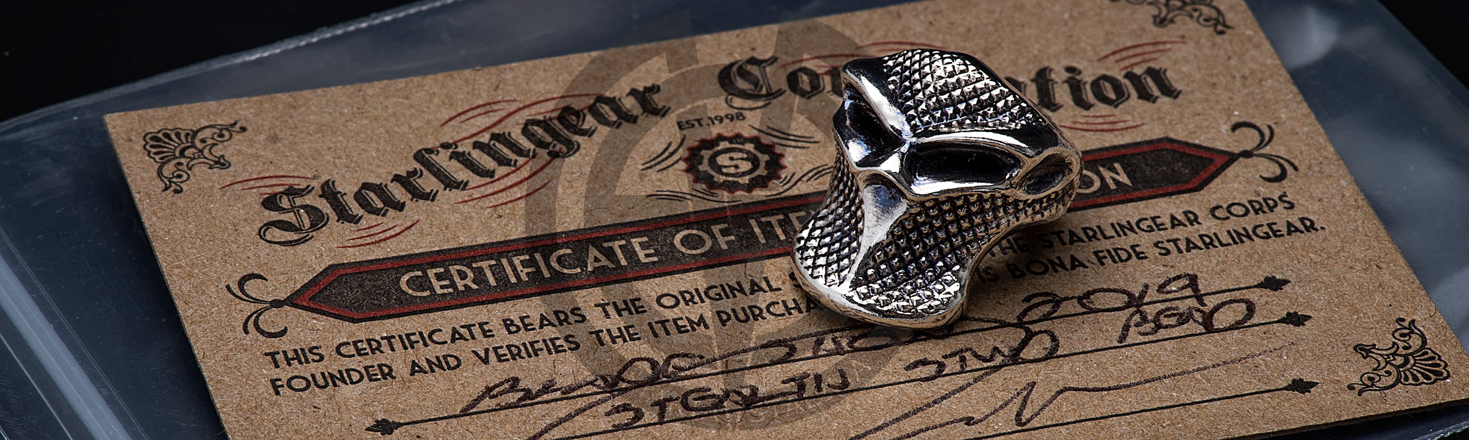 Lanyard bead Starlingear Stealth Blade Checkered_4