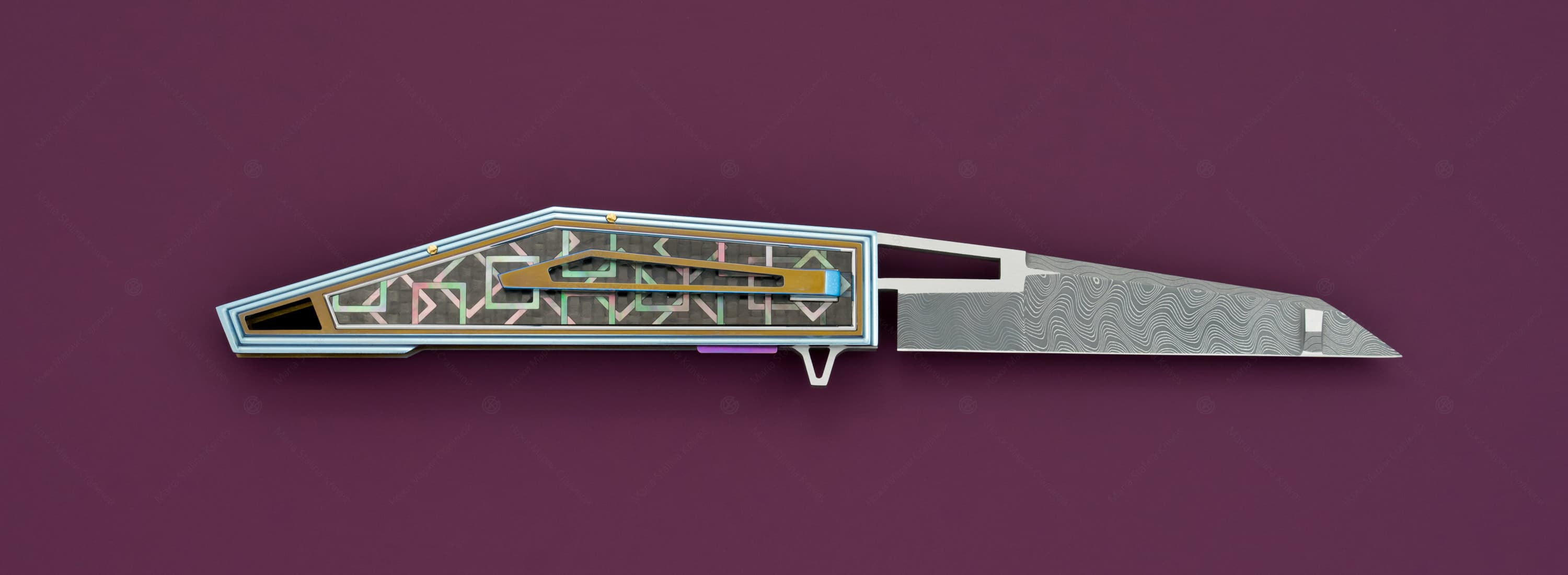 Antonio Fogarizzu нож Kube Mondrian_1