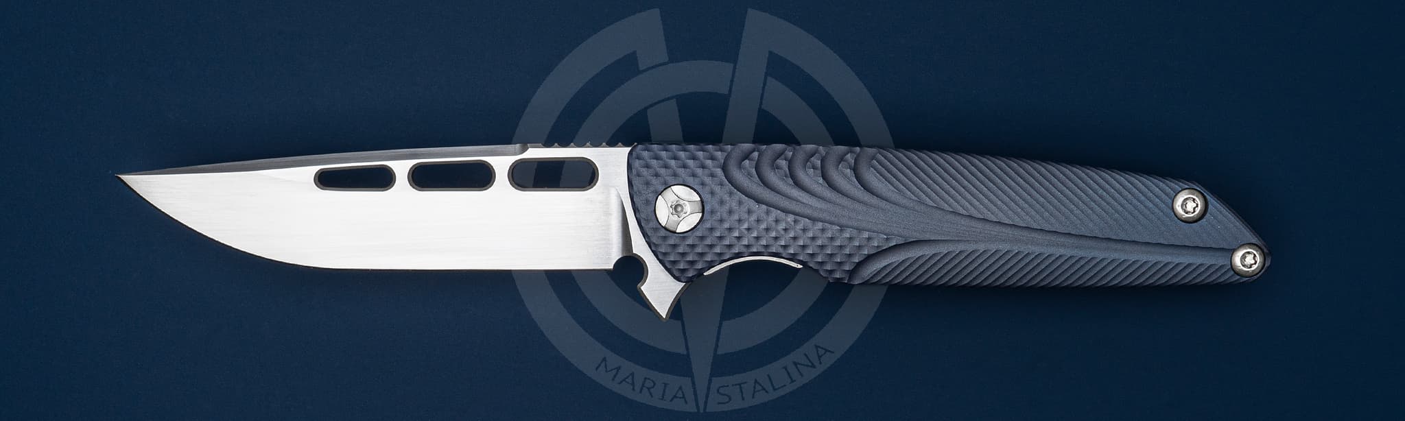 Brian Nadeau нож Typhoon Dark Blue