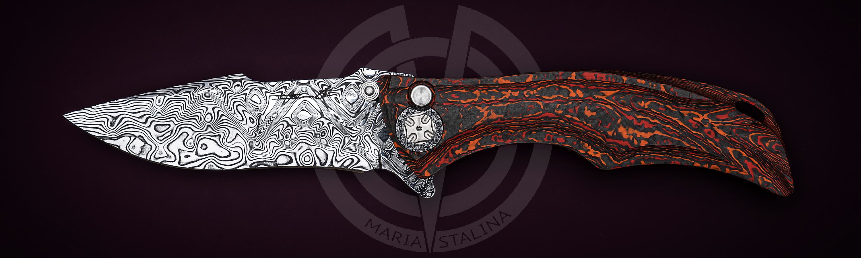 Brian Tighe нож Down Integral Red