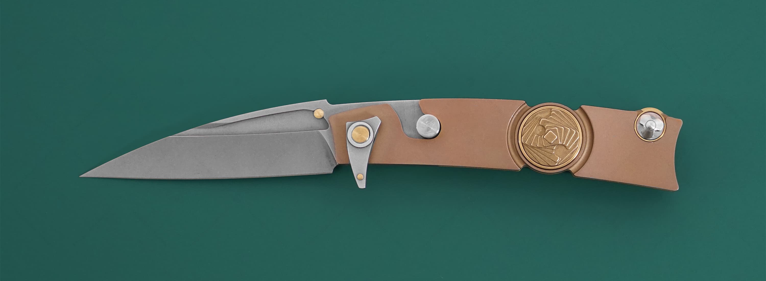 The knife Candiru Bronze SiL Manufactory