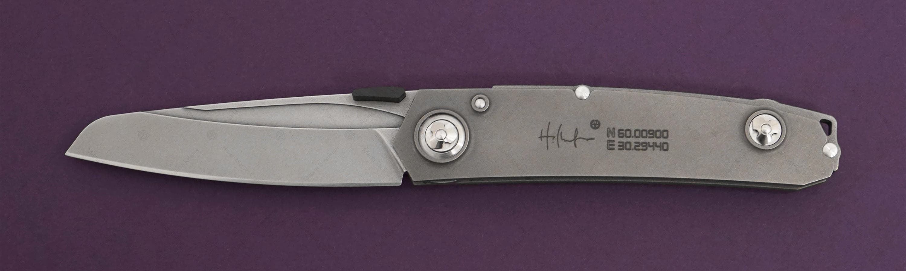The knife Tachycardia Titanium SiL Manufactory