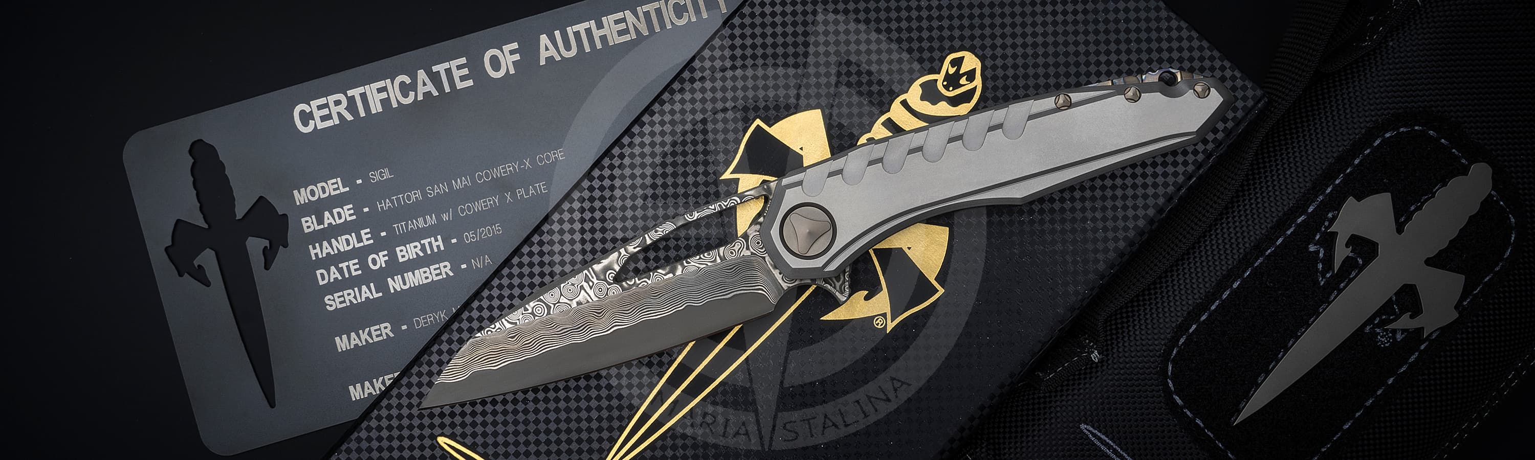 Marfione Custom Knives нож Sigil Metallic_6
