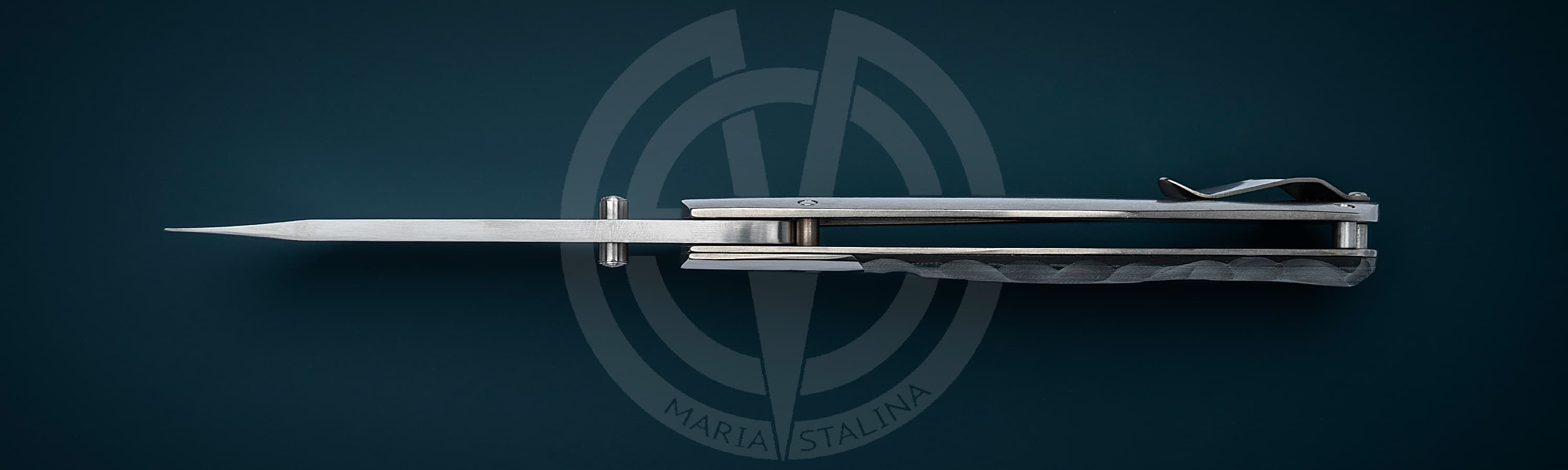 Les George нож Hydra XL Blue_3