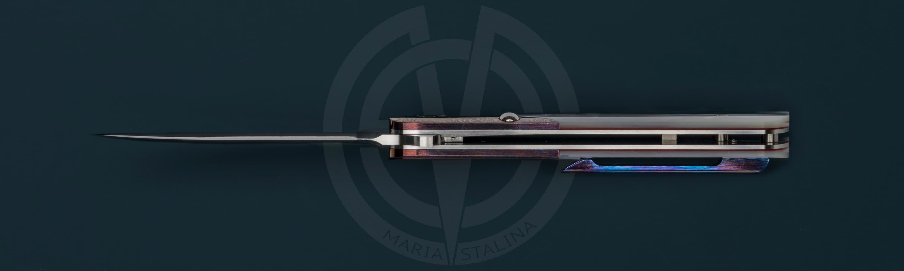 Jean-Pierre Martin нож City Timascus Clip_2