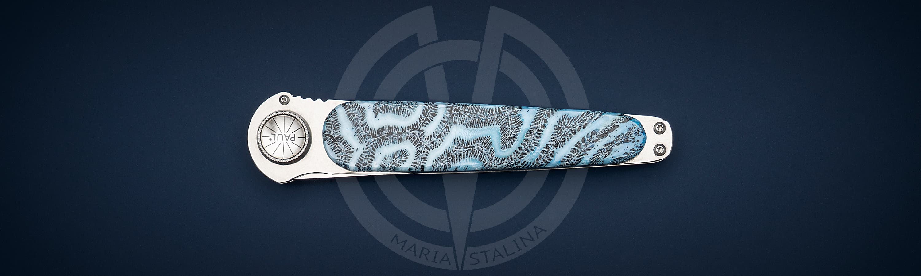 Lone Wolf Knives нож Defender Brain Coral_4