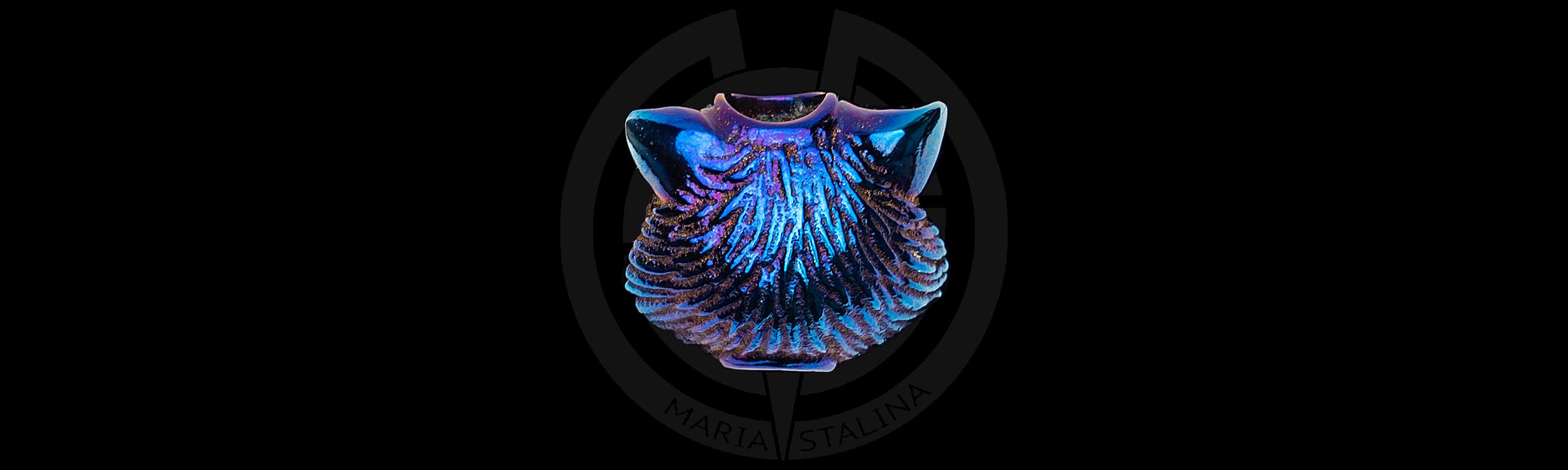 Темлячная бусина Кот Морда Mad Russian Heads_3