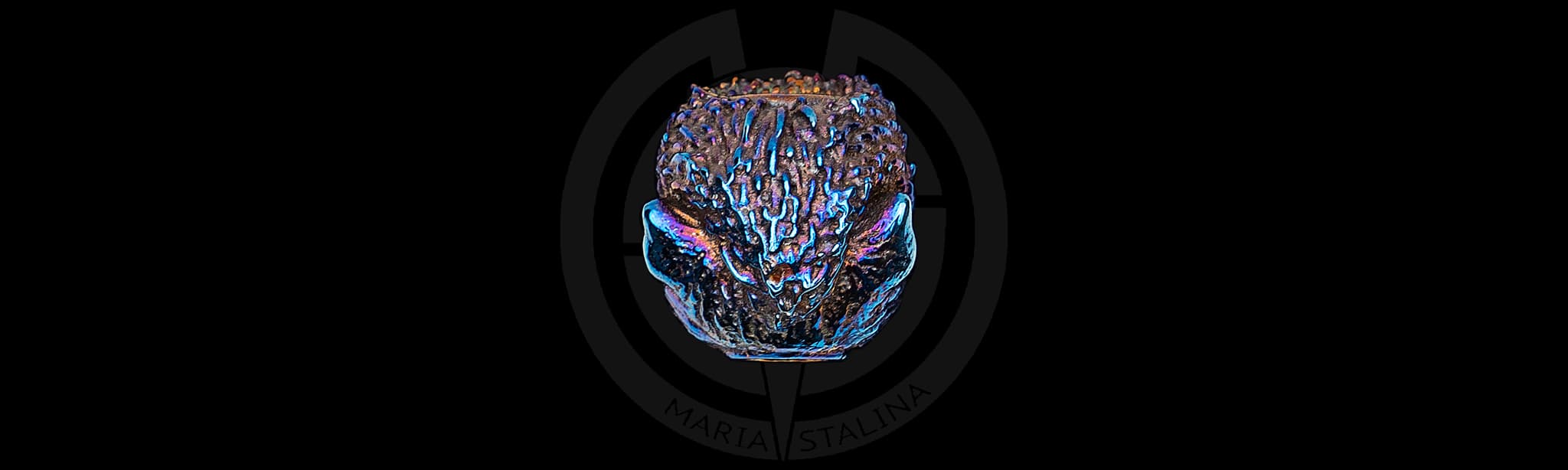 Темлячная бусина Еж Нахал Mad Russian Heads_3