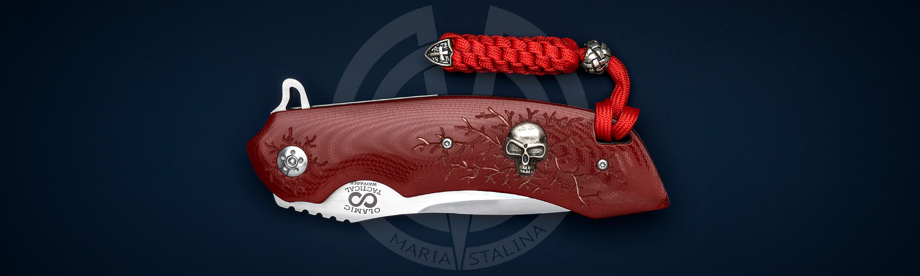 Olamic Cutlery нож Wayfarer Red_4