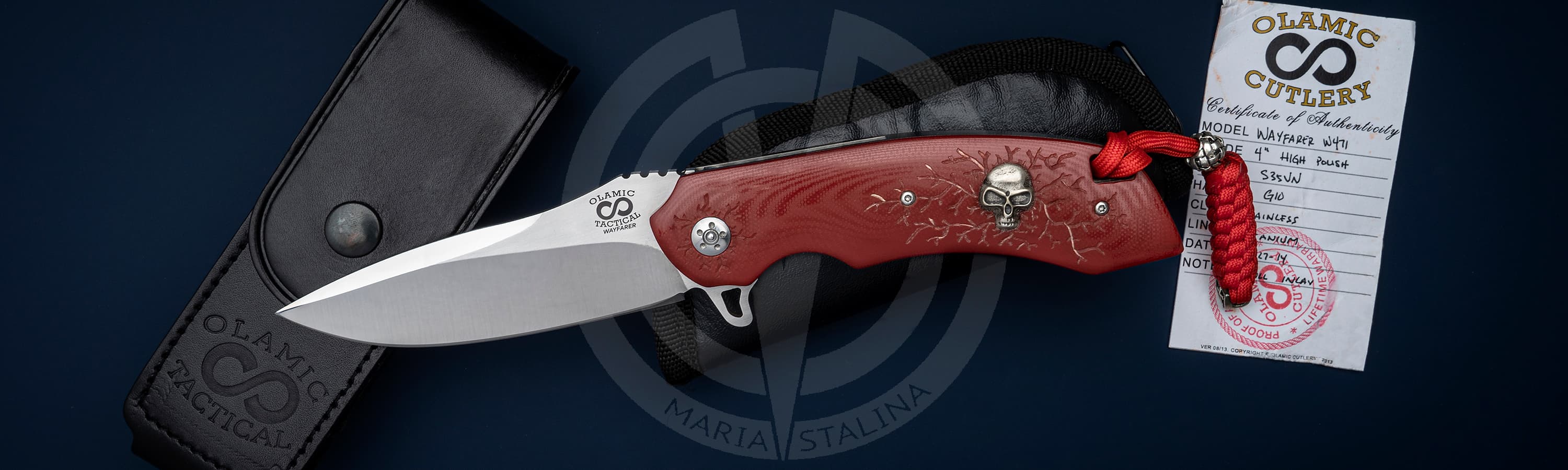 Olamic Cutlery нож Wayfarer Red_6